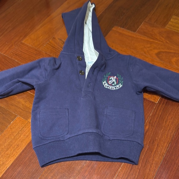 Jacadi size 2  Navy Blue Hoodie - Picture 1 of 4